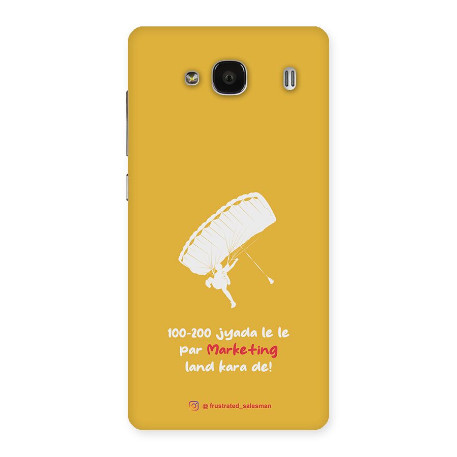 Marketing Land Kara De Mustard Yellow Back Case for Redmi 2