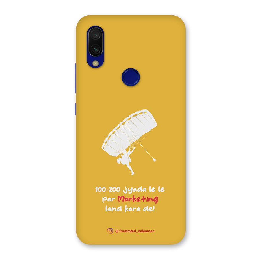 Marketing Land Kara De Mustard Yellow Back Case for Redmi 7