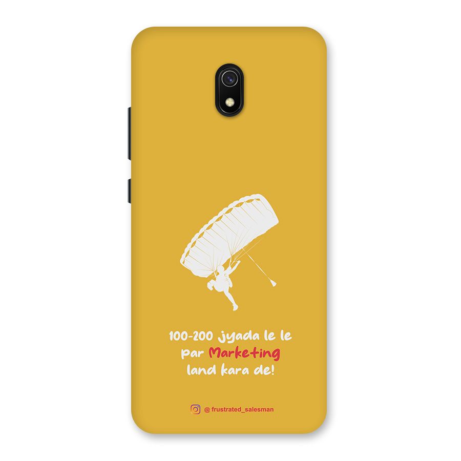 Marketing Land Kara De Mustard Yellow Back Case for Redmi 8A