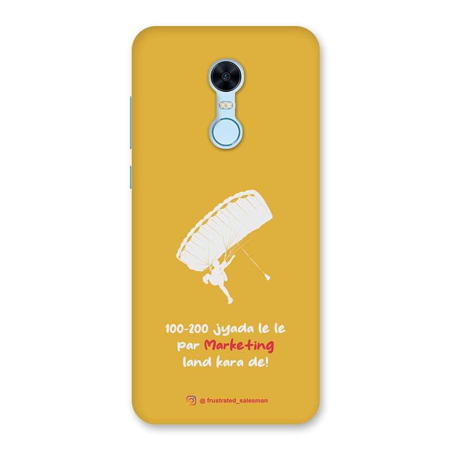 Marketing Land Kara De Mustard Yellow Back Case for Redmi Note 5