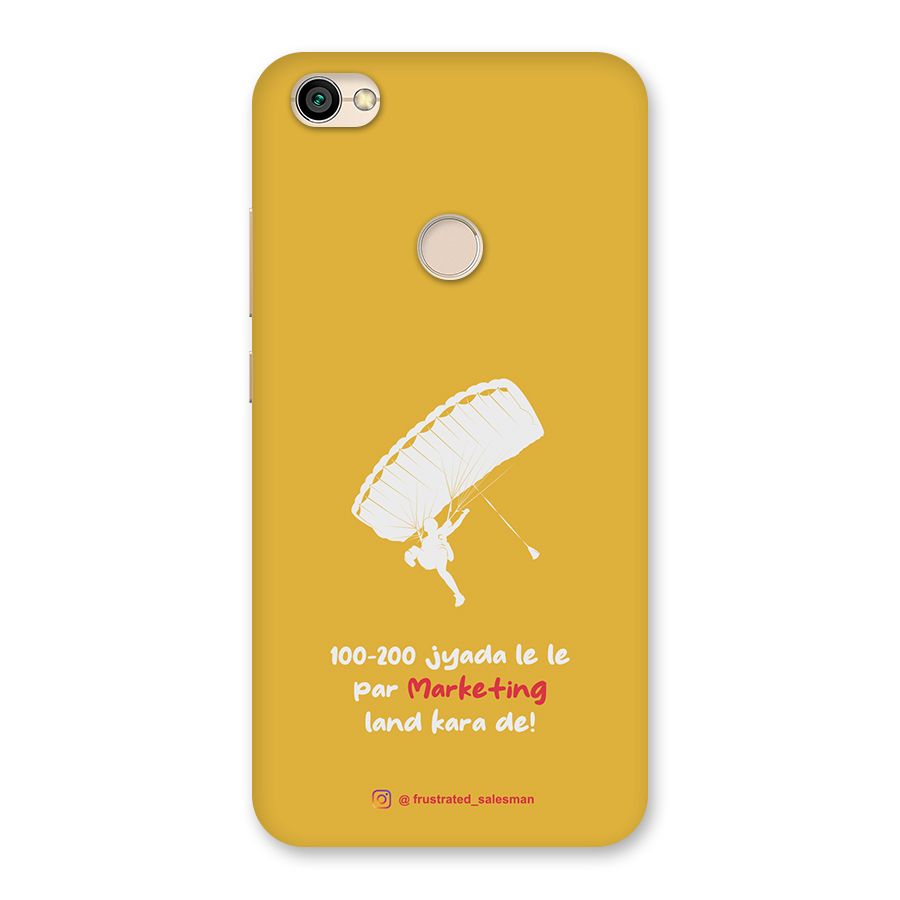 Marketing Land Kara De Mustard Yellow Back Case for Redmi Y1 2017