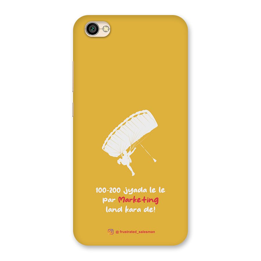 Marketing Land Kara De Mustard Yellow Back Case for Redmi Y1 Lite