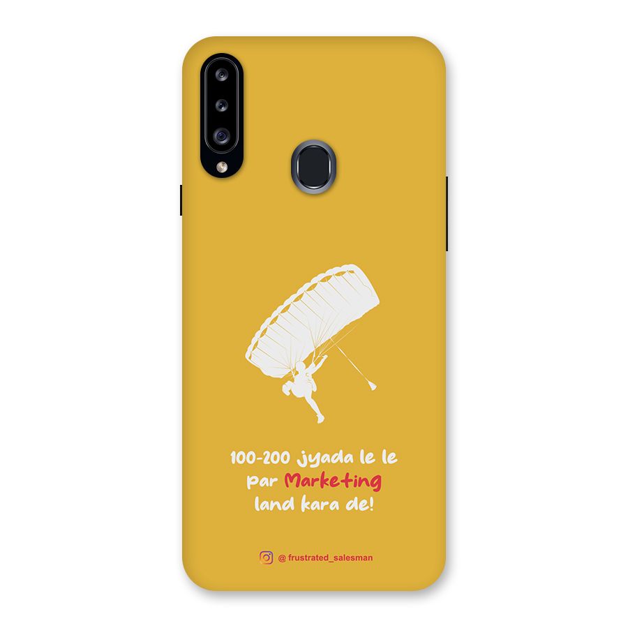 Marketing Land Kara De Mustard Yellow Back Case for Samsung Galaxy A20s