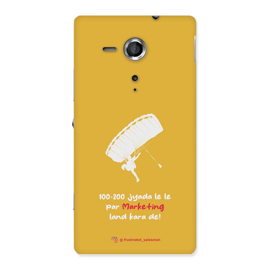 Marketing Land Kara De Mustard Yellow Back Case for Sony Xperia SP