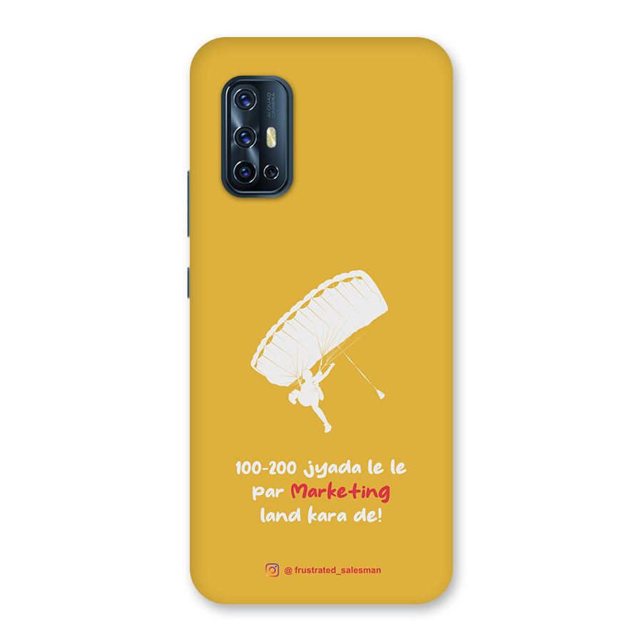 Marketing Land Kara De Mustard Yellow Back Case for Vivo V17