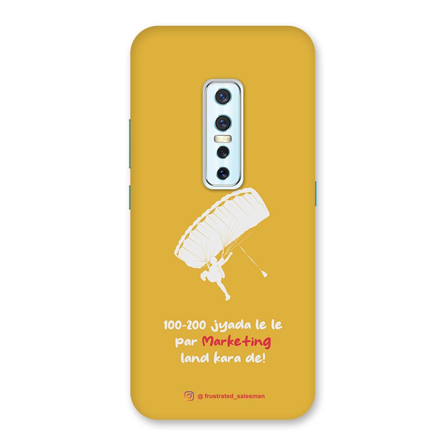 Marketing Land Kara De Mustard Yellow Back Case for Vivo V17 Pro