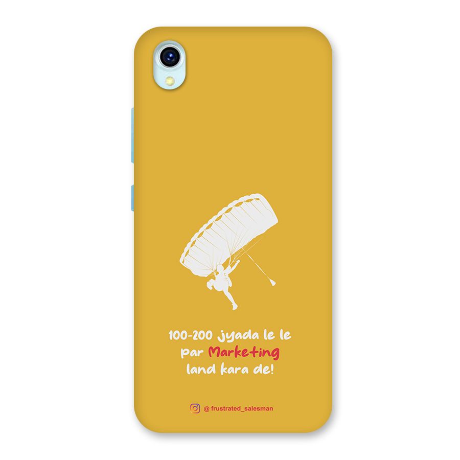 Marketing Land Kara De Mustard Yellow Back Case for Vivo Y1s