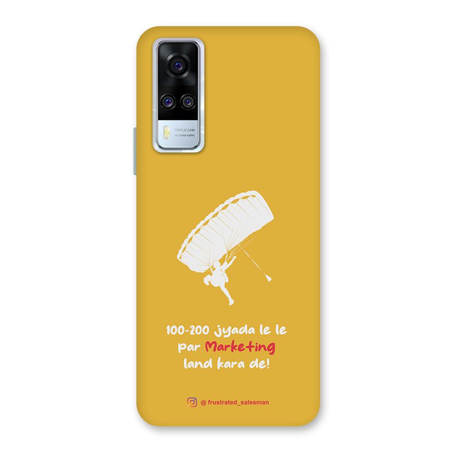 Marketing Land Kara De Mustard Yellow Back Case for Vivo Y31