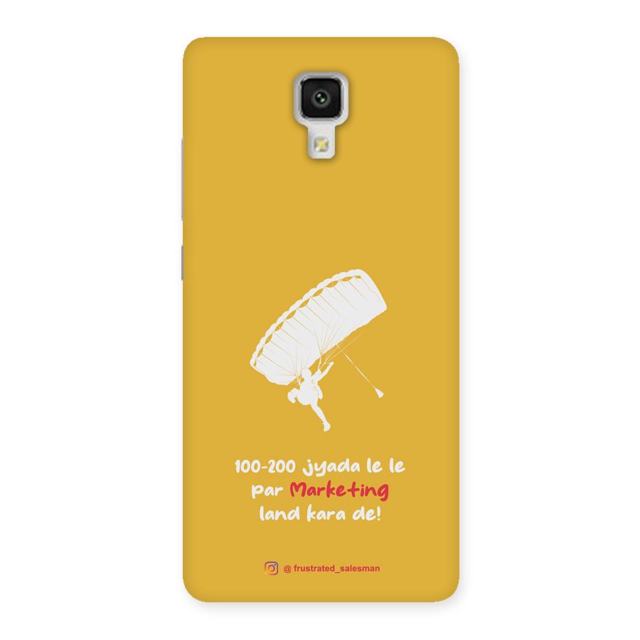 Marketing Land Kara De Mustard Yellow Back Case for Xiaomi Mi 4
