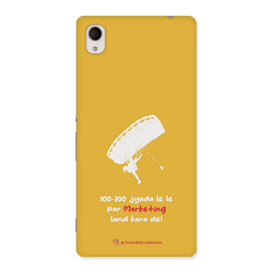 Marketing Land Kara De Mustard Yellow Back Case for Xperia M4 Aqua