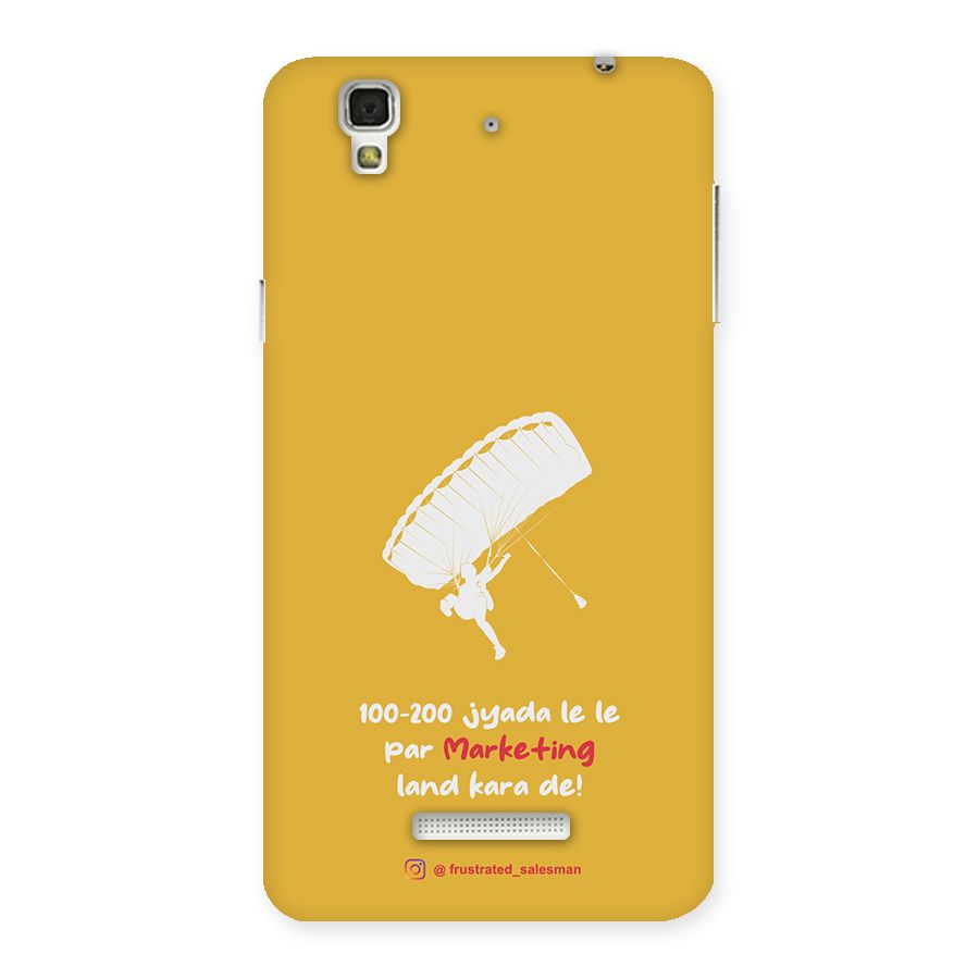 Marketing Land Kara De Mustard Yellow Back Case for YU Yureka Plus