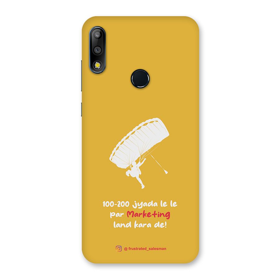 Marketing Land Kara De Mustard Yellow Back Case for Zenfone Max Pro M2