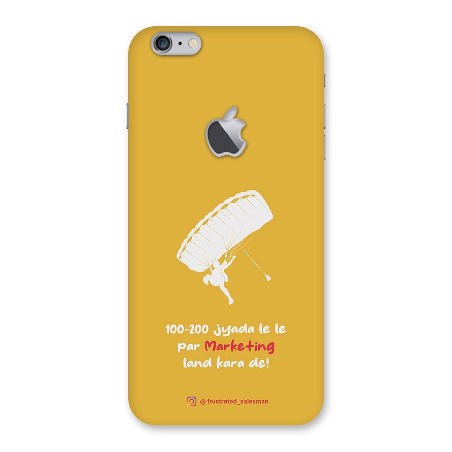 Marketing Land Kara De Mustard Yellow Back Case for iPhone 6 Plus 6S Plus Logo Cut