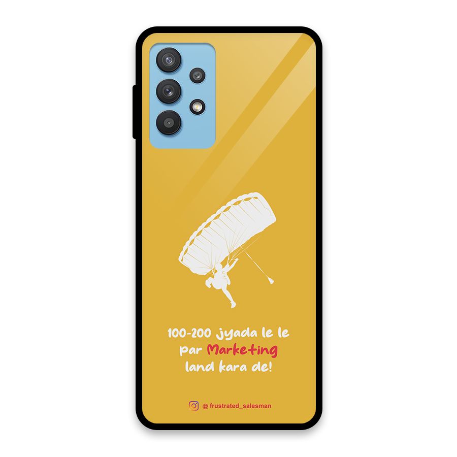 Marketing Land Kara De Mustard Yellow Glass Back Case for Galaxy M32 5G