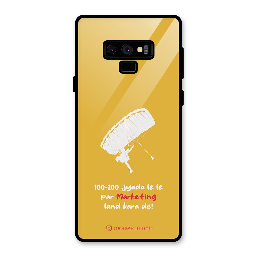 Marketing Land Kara De Mustard Yellow Glass Back Case for Galaxy Note 9