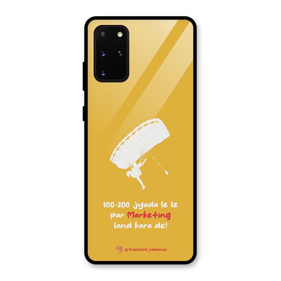 Marketing Land Kara De Mustard Yellow Glass Back Case for Galaxy S20 Plus