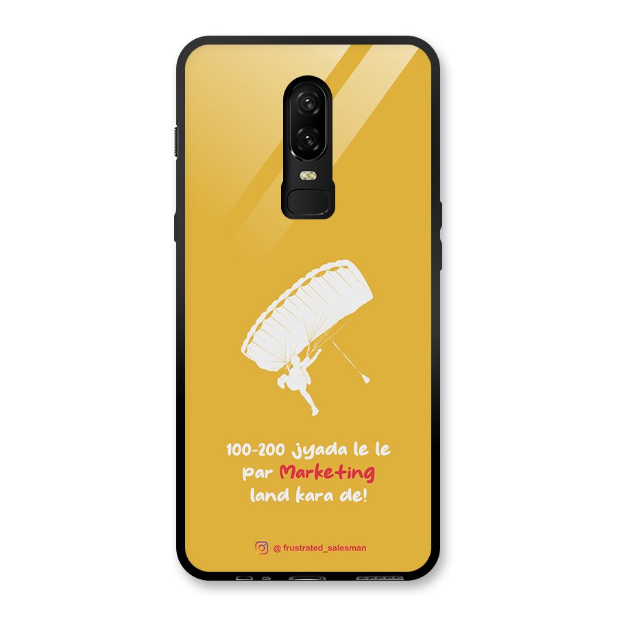 Marketing Land Kara De Mustard Yellow Glass Back Case for OnePlus 6