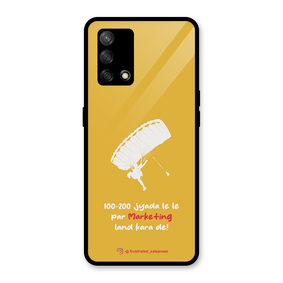 Marketing Land Kara De Mustard Yellow Glass Back Case for Oppo F19