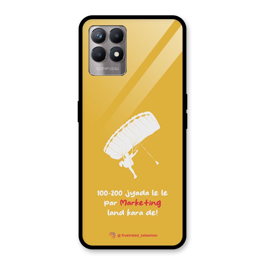 Marketing Land Kara De Mustard Yellow Glass Back Case for Realme Narzo 50