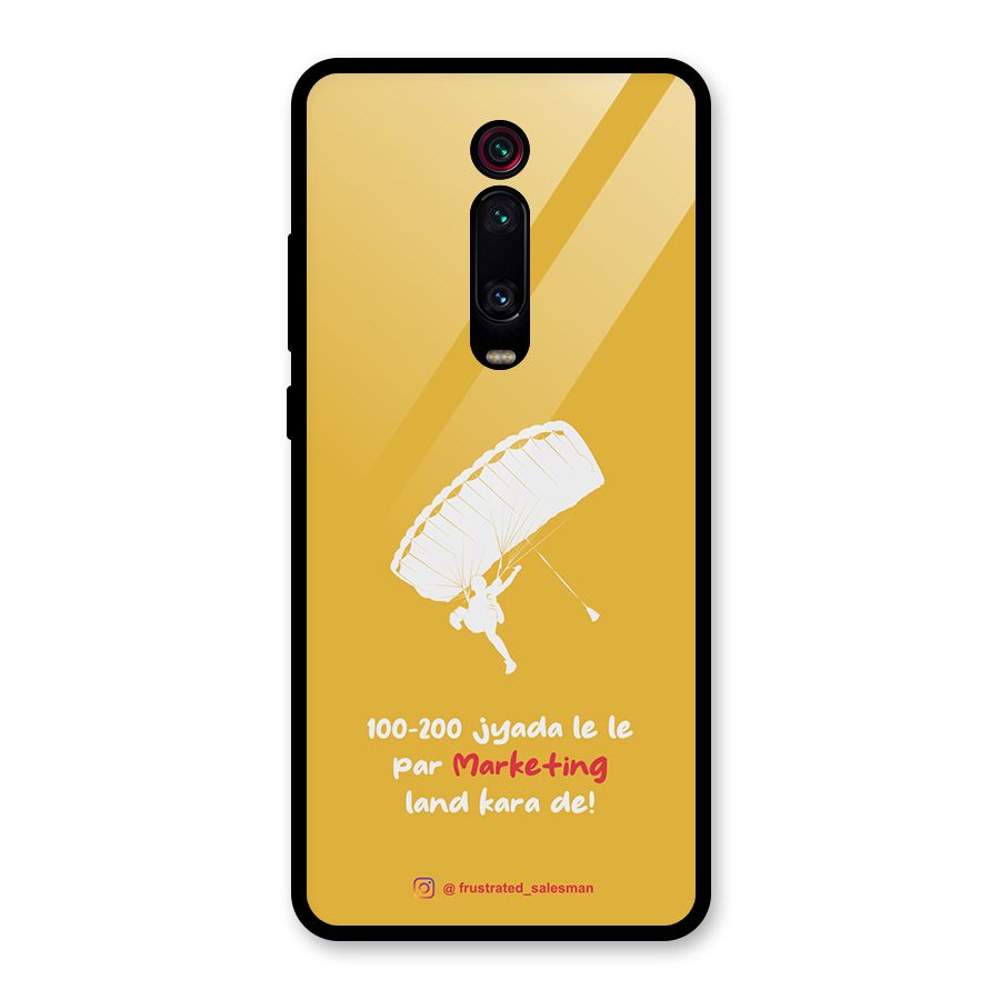 Marketing Land Kara De Mustard Yellow Glass Back Case for Redmi K20