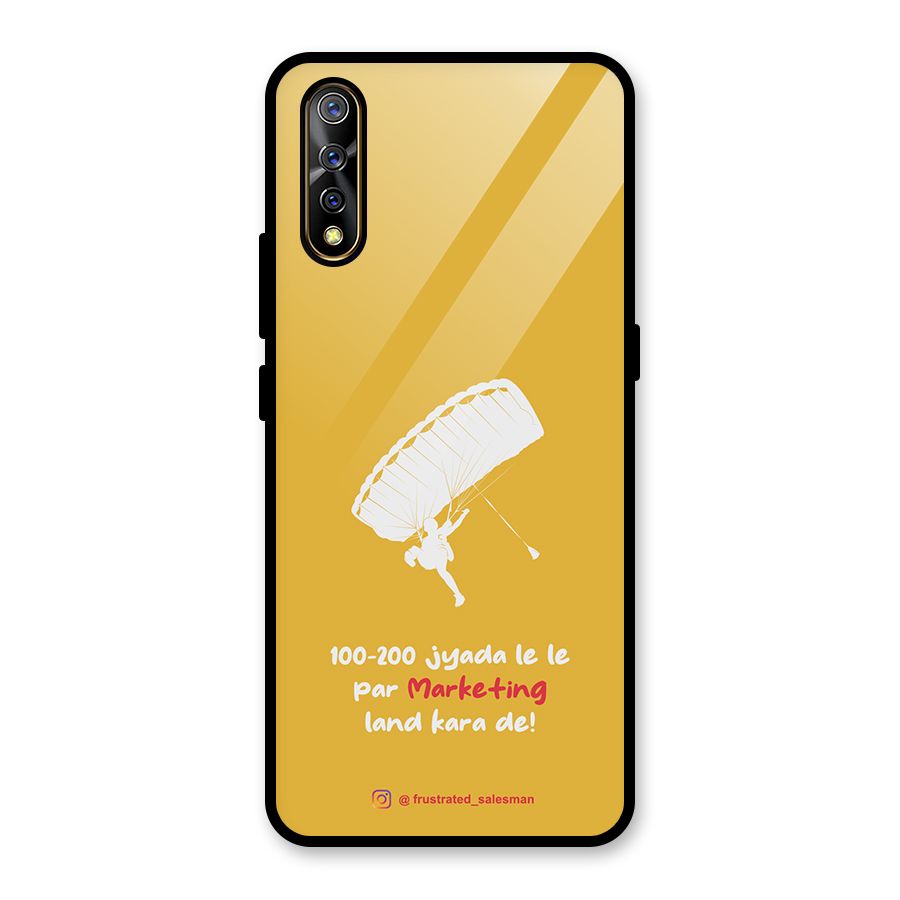 Marketing Land Kara De Mustard Yellow Glass Back Case for Vivo S1