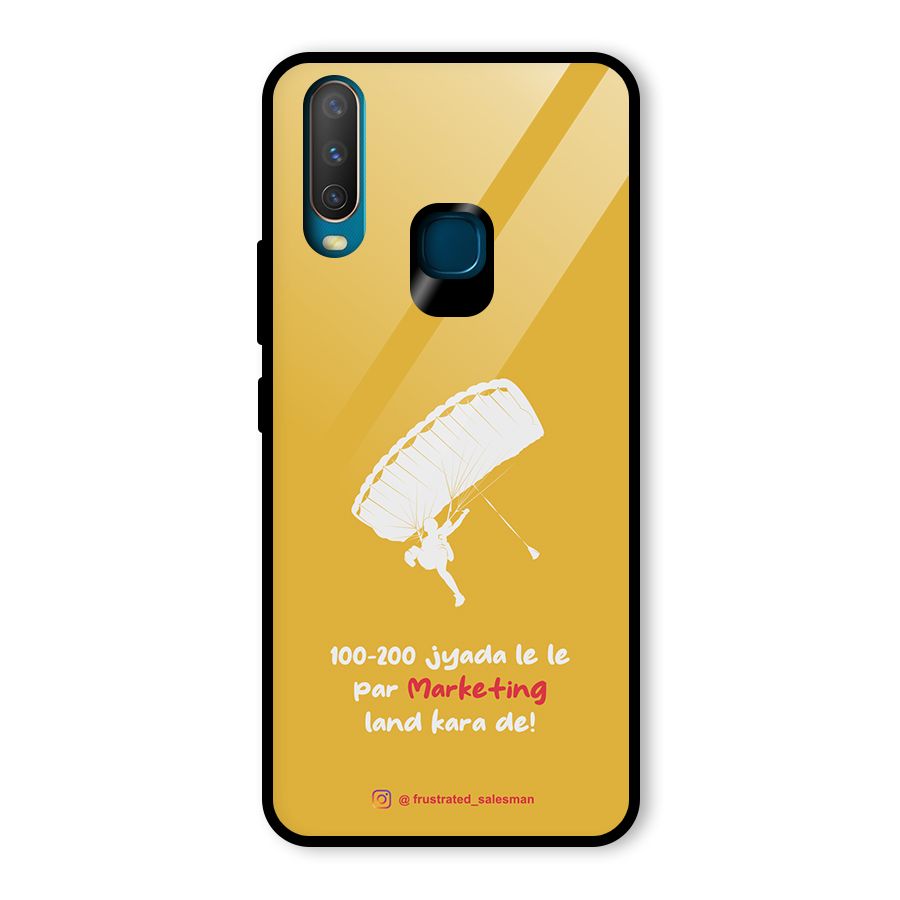 Marketing Land Kara De Mustard Yellow Glass Back Case for Vivo Y15