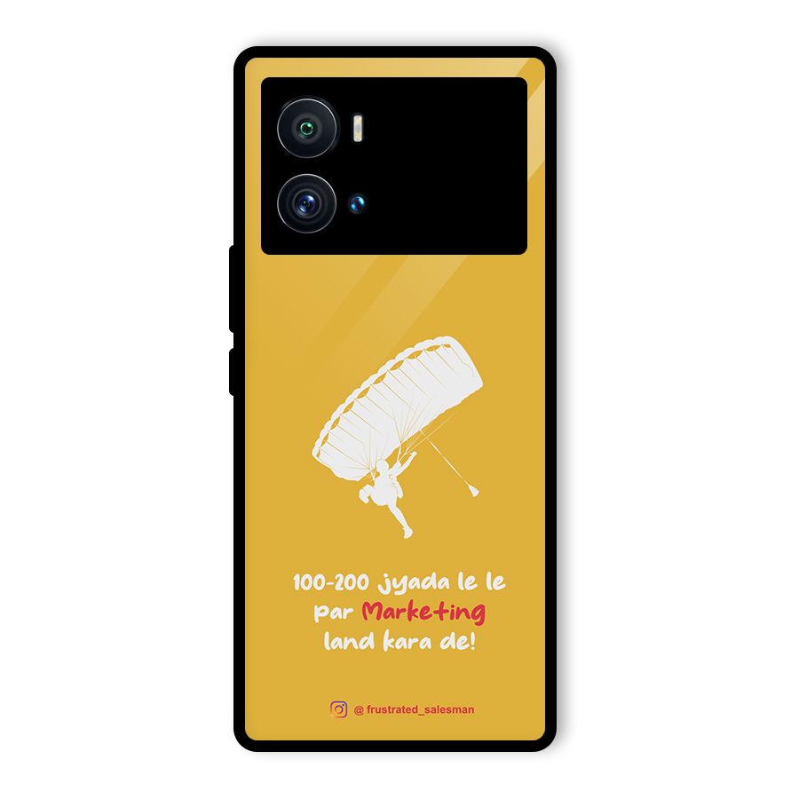Marketing Land Kara De Mustard Yellow Glass Back Case for Vivo iQOO 9 Pro