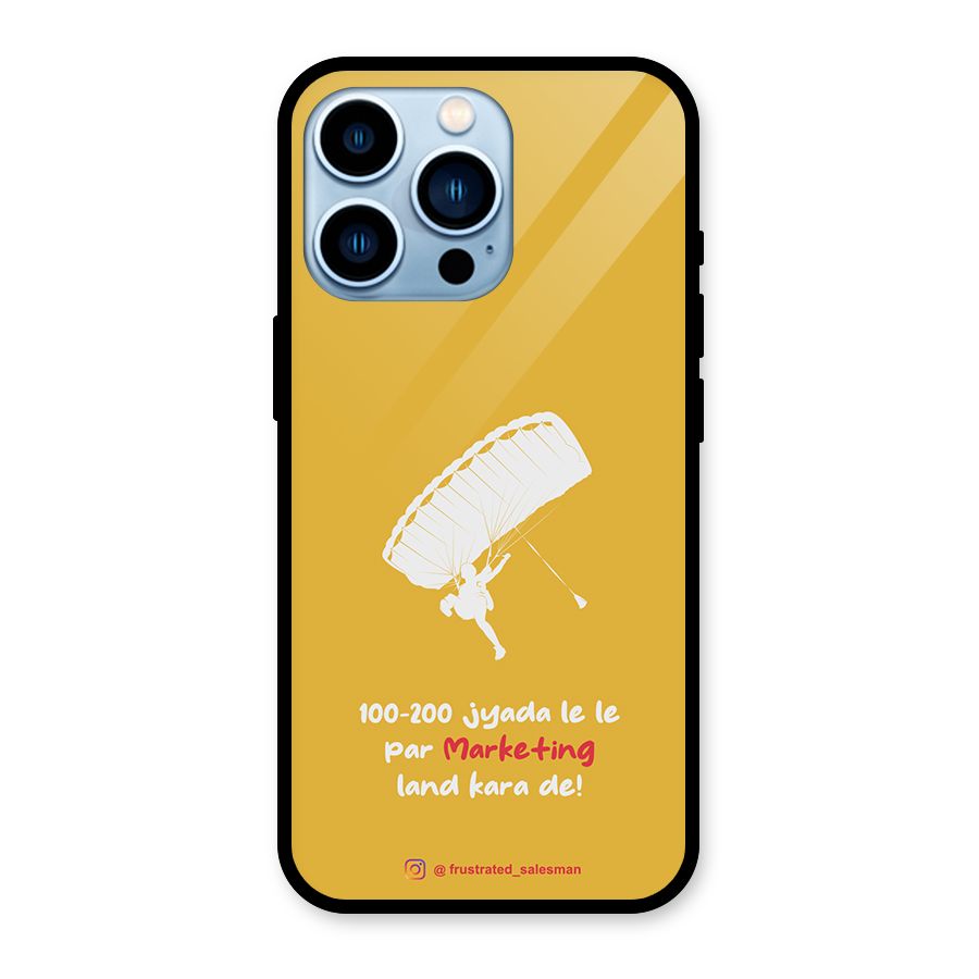 Marketing Land Kara De Mustard Yellow Glass Back Case for iPhone 13 Pro