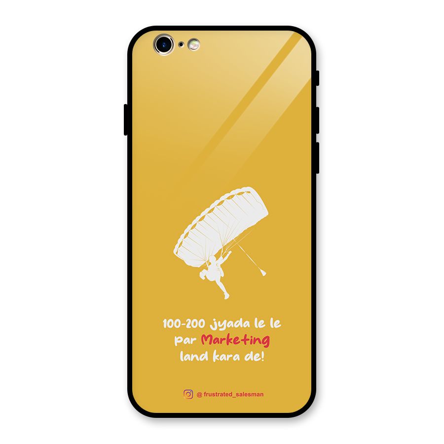 Marketing Land Kara De Mustard Yellow Glass Back Case for iPhone 6 6S