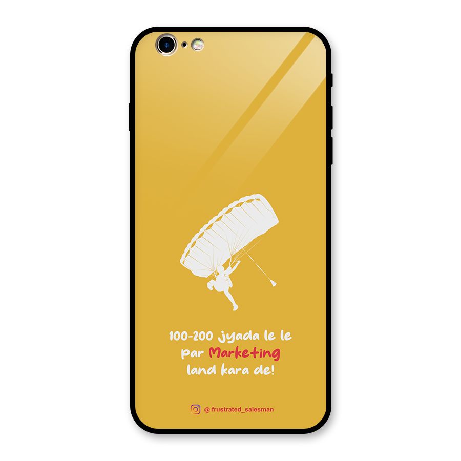 Marketing Land Kara De Mustard Yellow Glass Back Case for iPhone 6 Plus 6S Plus