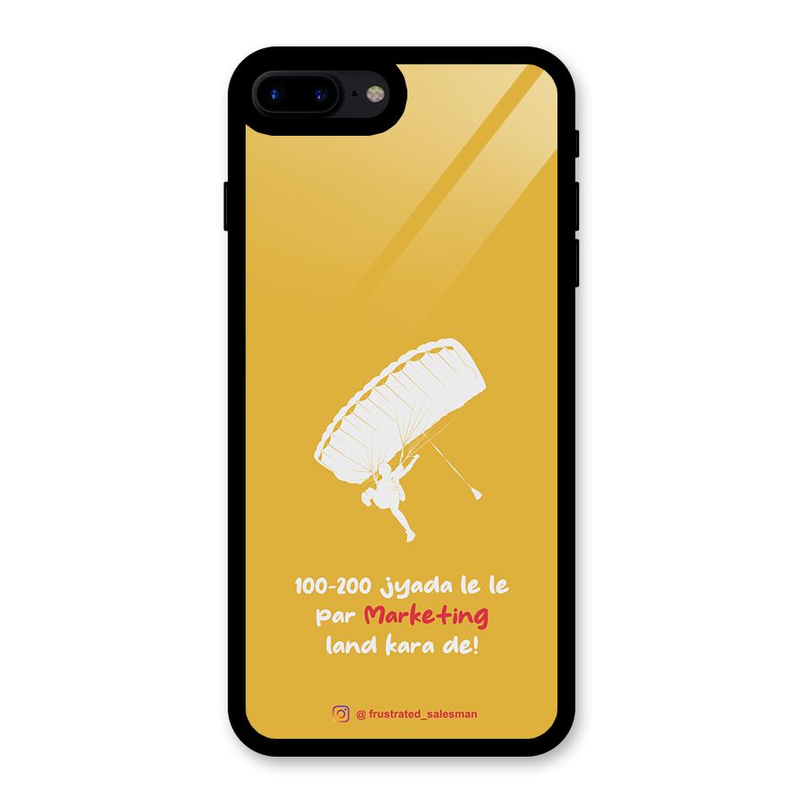 Marketing Land Kara De Mustard Yellow Glass Back Case for iPhone 8 Plus