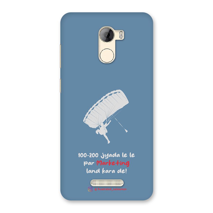 Marketing Land Kara De SteelBlue Back Case for Gionee A1 LIte