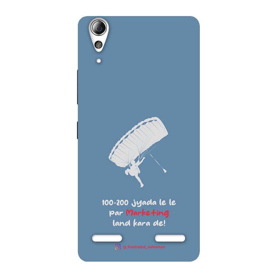 Marketing Land Kara De SteelBlue Back Case for Lenovo A6000 Plus
