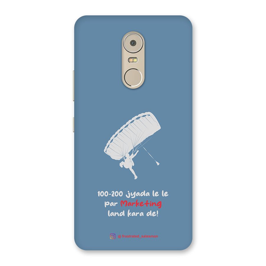 Marketing Land Kara De SteelBlue Back Case for Lenovo K6 Note