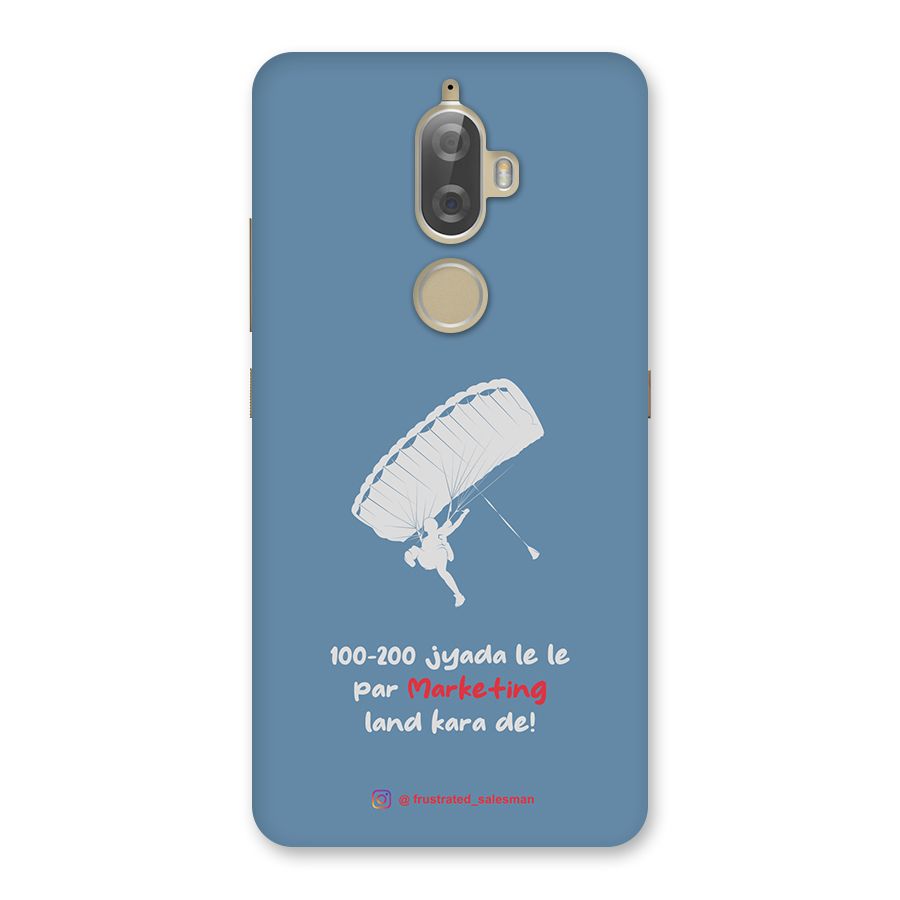 Marketing Land Kara De SteelBlue Back Case for Lenovo K8 Plus
