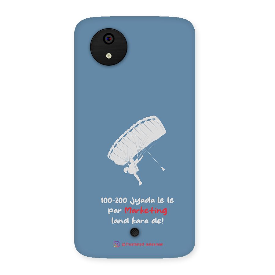 Marketing Land Kara De SteelBlue Back Case for Micromax Canvas A1