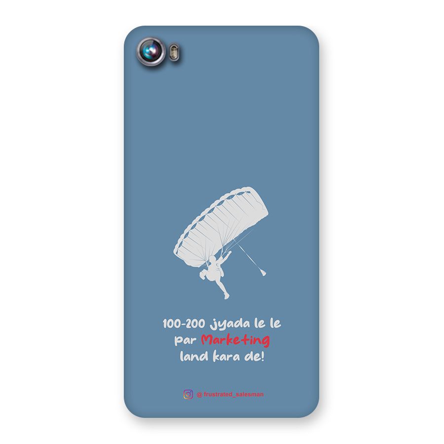 Marketing Land Kara De SteelBlue Back Case for Micromax Canvas Fire 4 A107