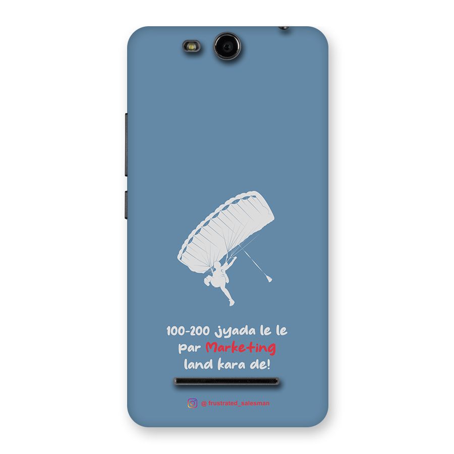 Marketing Land Kara De SteelBlue Back Case for Micromax Canvas Juice 3 Q392