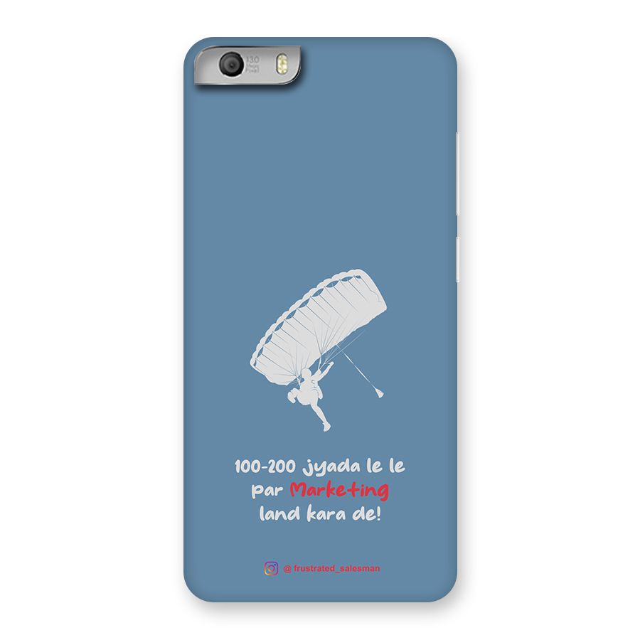 Marketing Land Kara De SteelBlue Back Case for Micromax Canvas Knight 2