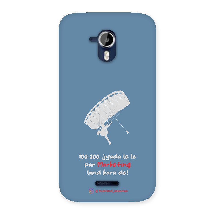 Marketing Land Kara De SteelBlue Back Case for Micromax Canvas Magnus A117