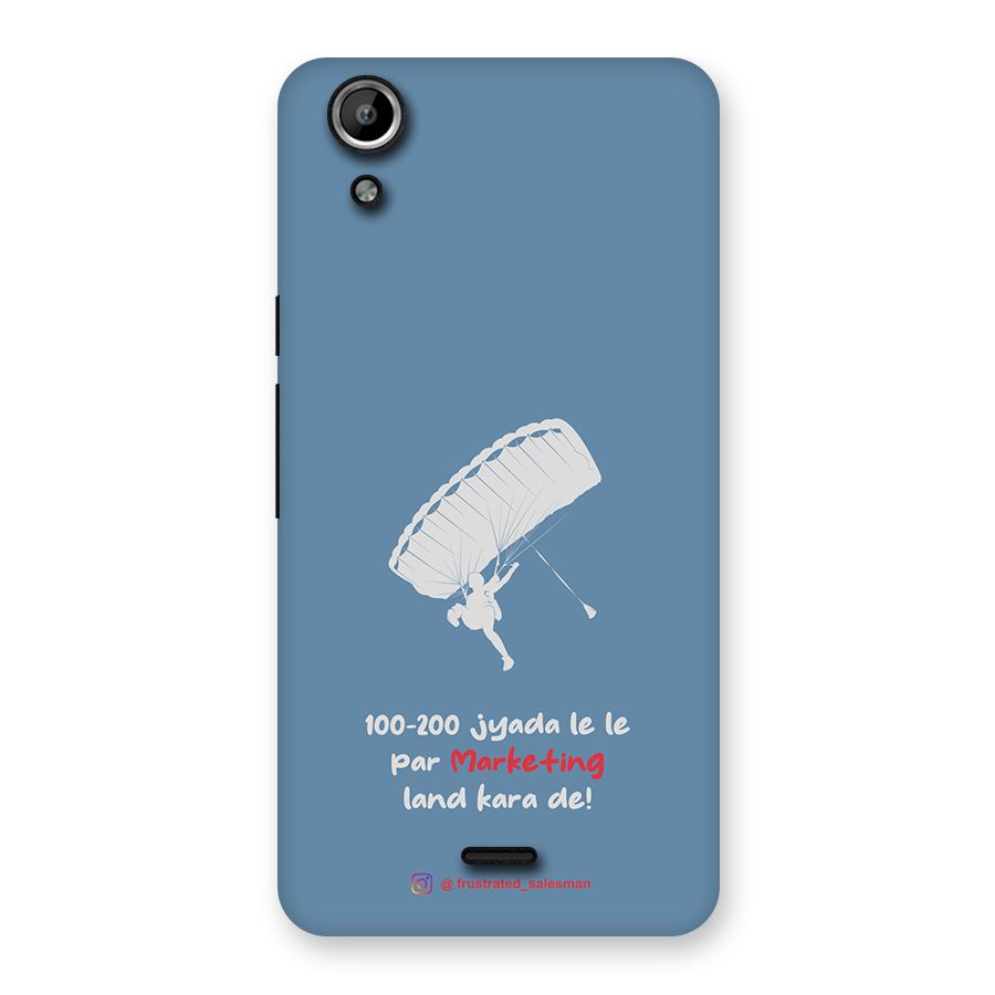 Marketing Land Kara De SteelBlue Back Case for Micromax Canvas Selfie Lens Q345