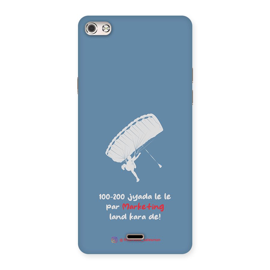Marketing Land Kara De SteelBlue Back Case for Micromax Canvas Silver 5