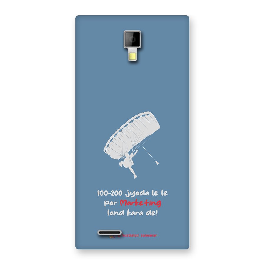 Marketing Land Kara De SteelBlue Back Case for Micromax Canvas Xpress A99