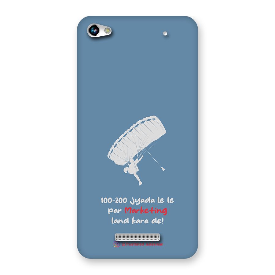Marketing Land Kara De SteelBlue Back Case for Micromax Hue 2