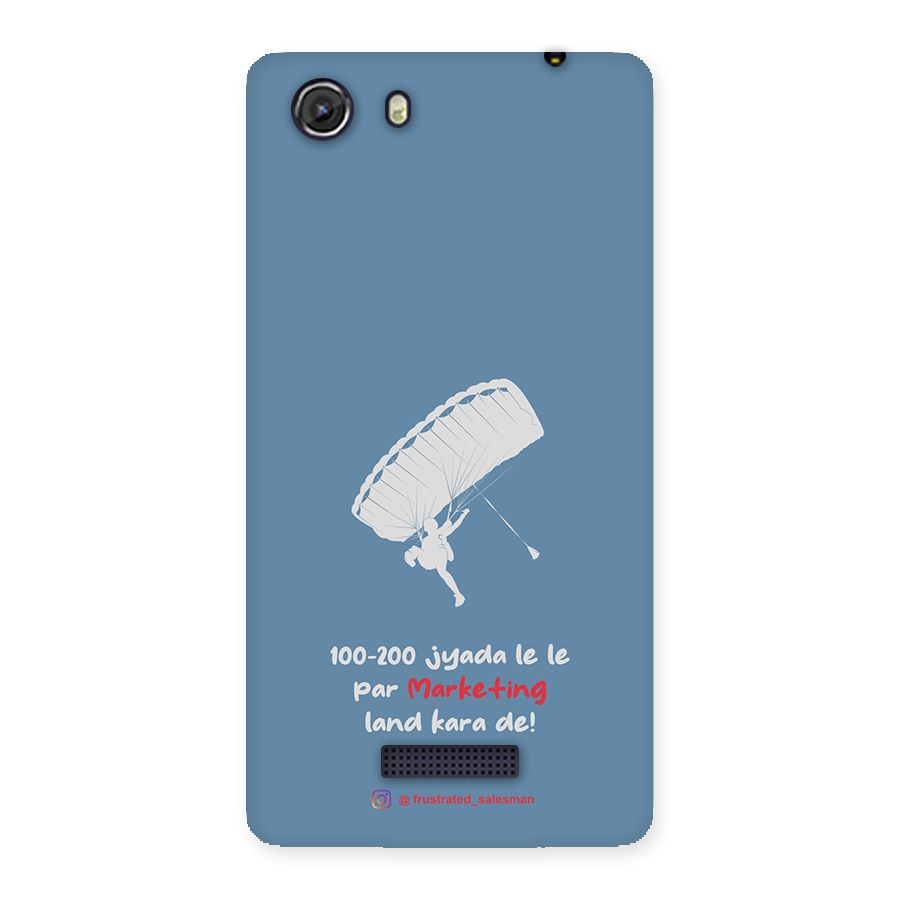 Marketing Land Kara De SteelBlue Back Case for Micromax Unite 3