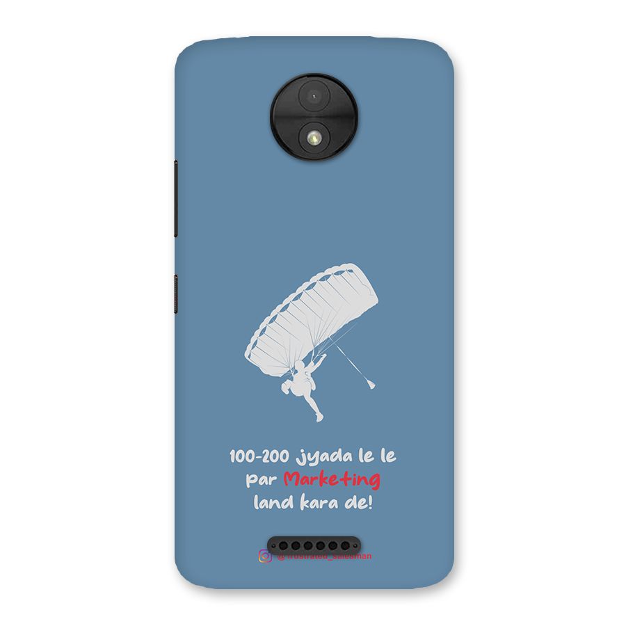 Marketing Land Kara De SteelBlue Back Case for Moto C