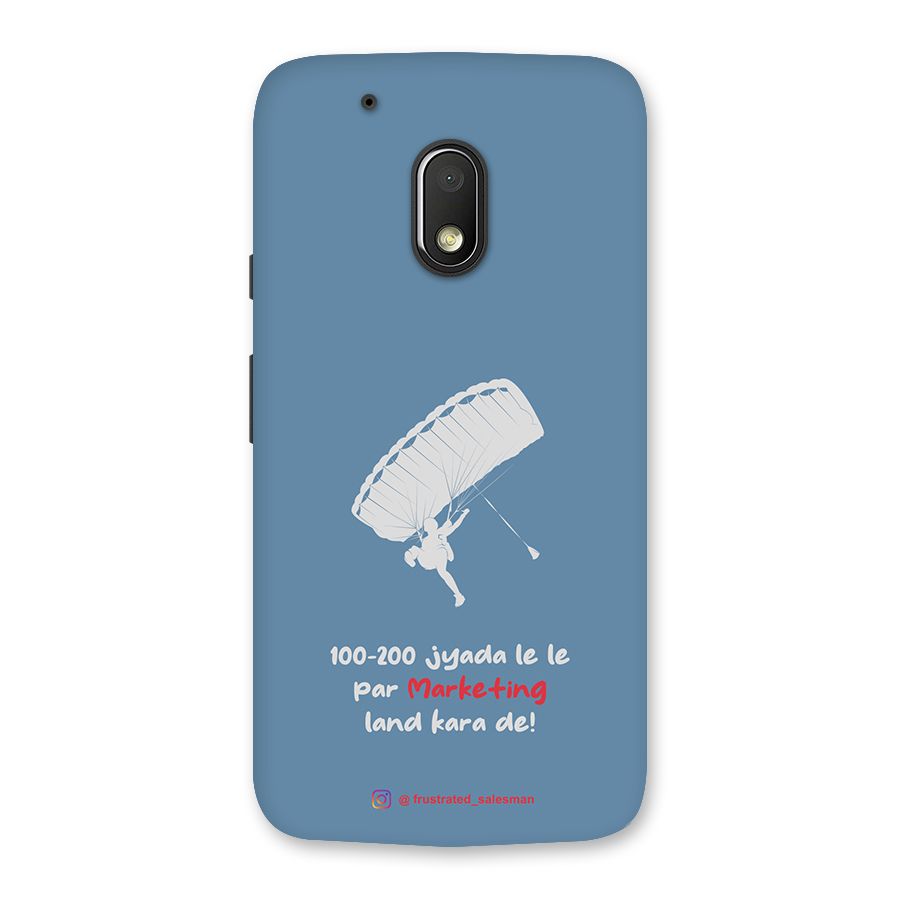 Marketing Land Kara De SteelBlue Back Case for Moto G4 Play