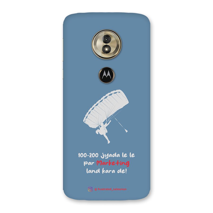 Marketing Land Kara De SteelBlue Back Case for Moto G6 Play