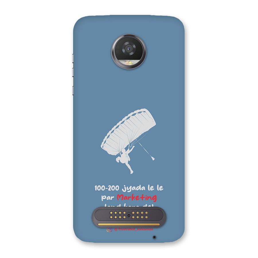 Marketing Land Kara De SteelBlue Back Case for Moto Z2 Play
