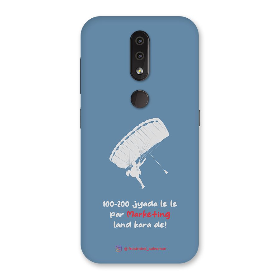 Marketing Land Kara De SteelBlue Back Case for Nokia 4.2